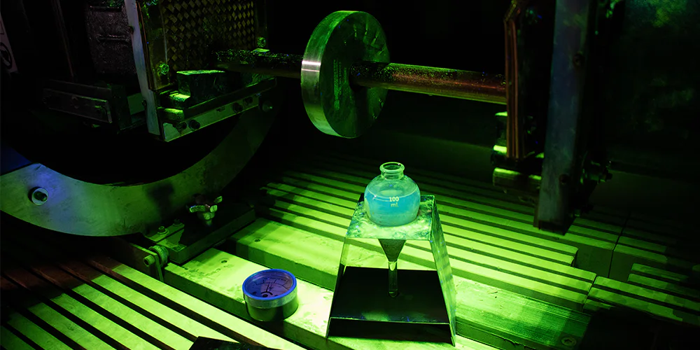 Magnetic Particle Inspection process demonstration